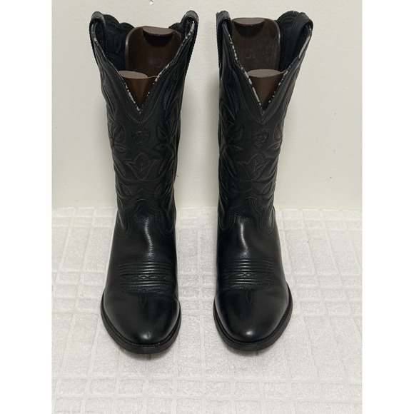 ARIAT BLACK HERITAGE WESTERN BOOTS WOMENS 7 B - Picture 2 of 8